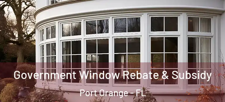  Government Window Rebate & Subsidy Port Orange - FL