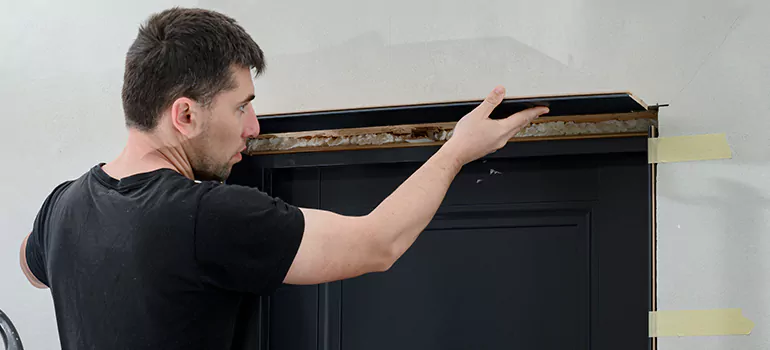 Wood Door Hole Repair in Port Orange, FL