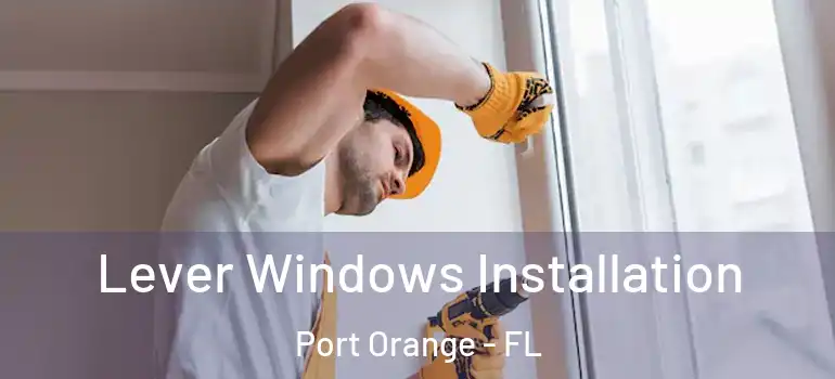  Lever Windows Installation Port Orange - FL