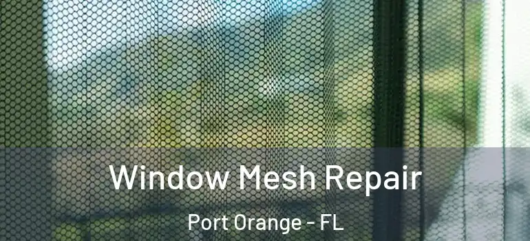  Window Mesh Repair Port Orange - FL